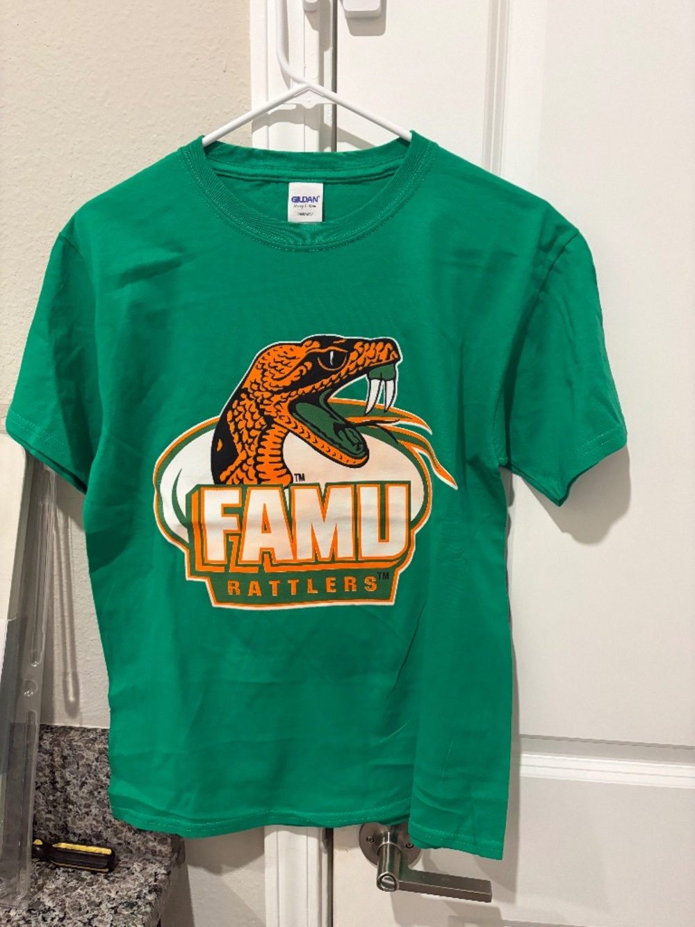 Florida A&M Rattlers Youth Medium T-Shirt Made by Gildan